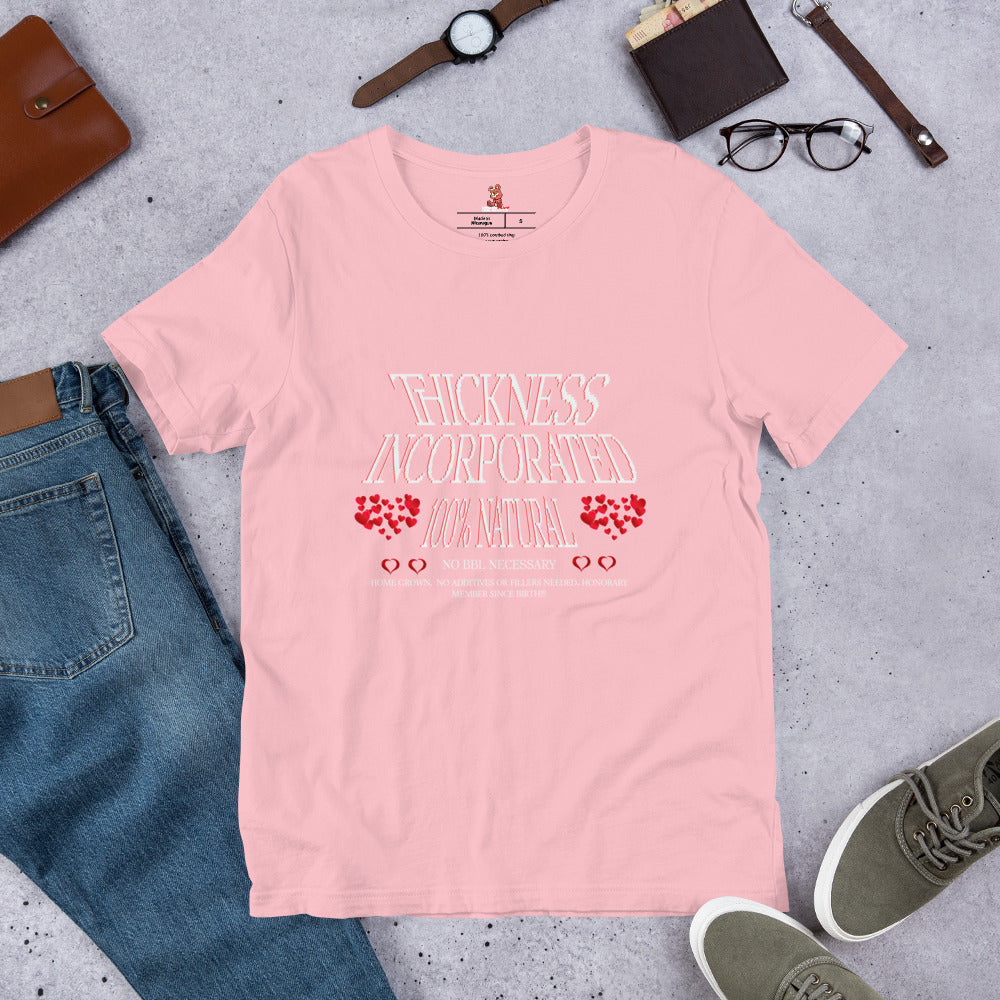 THICKNESS INCORPORATED Unisex t-shirt