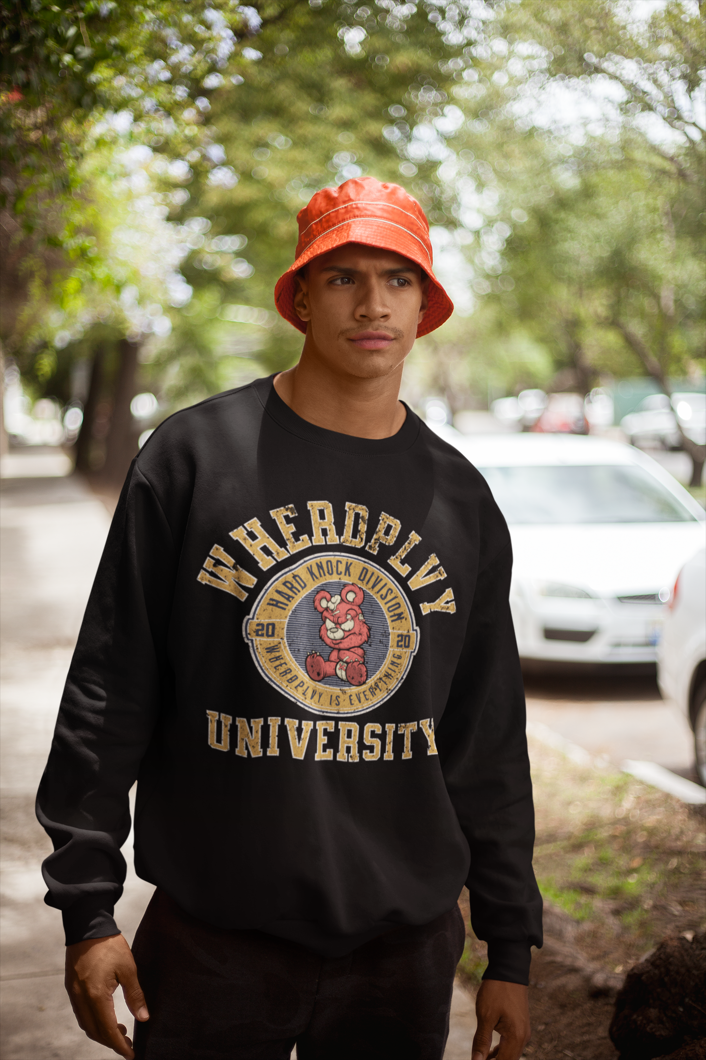 WHERDPLVY UNIVERSITY Unisex Sweatshirt