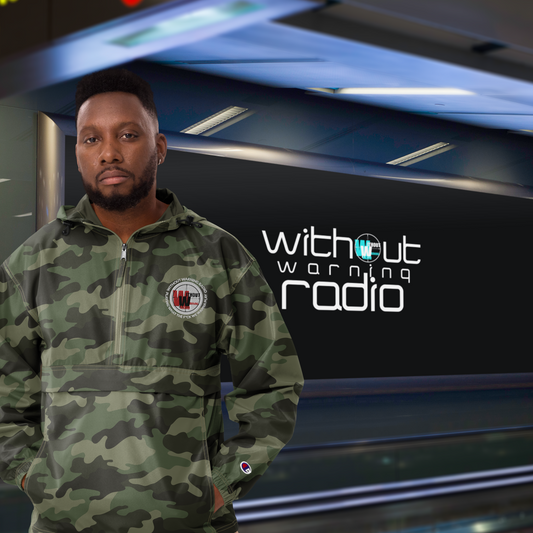 Without Warning Radio Embroidered Champion Packable Jacket