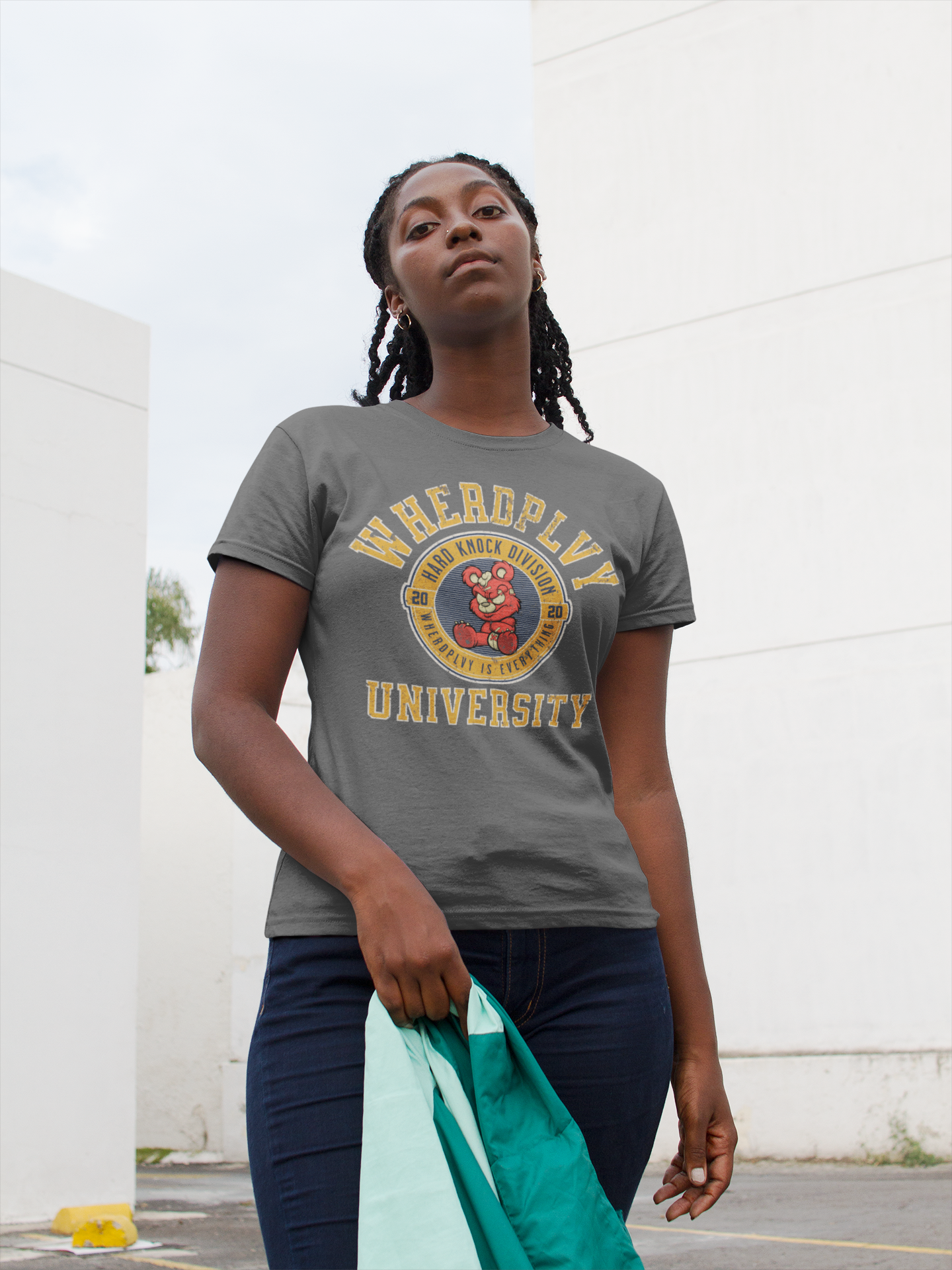 WHERDPLVY UNIVERSITY Unisex t-shirt