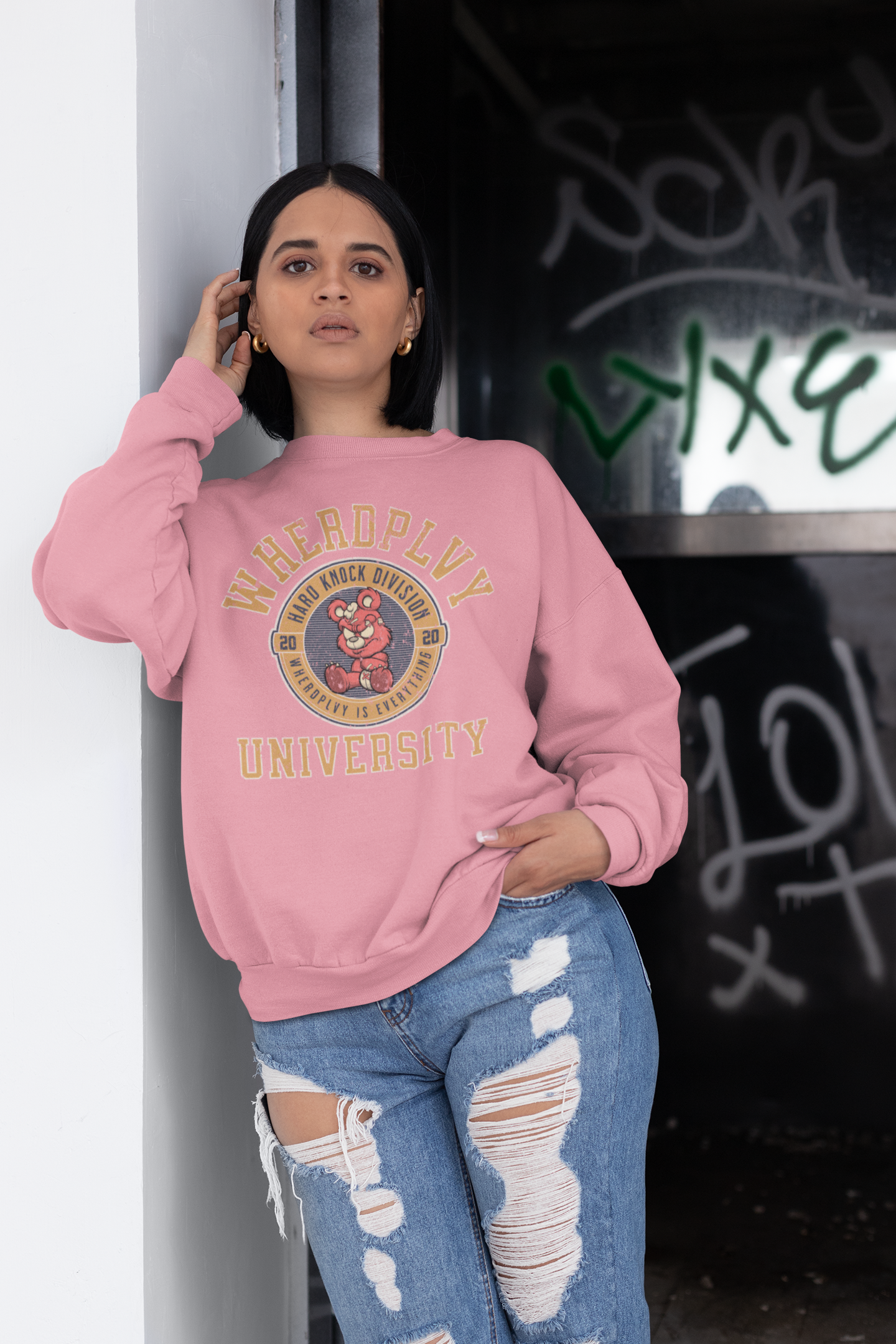 WHERDPLVY UNIVERSITY Unisex Sweatshirt