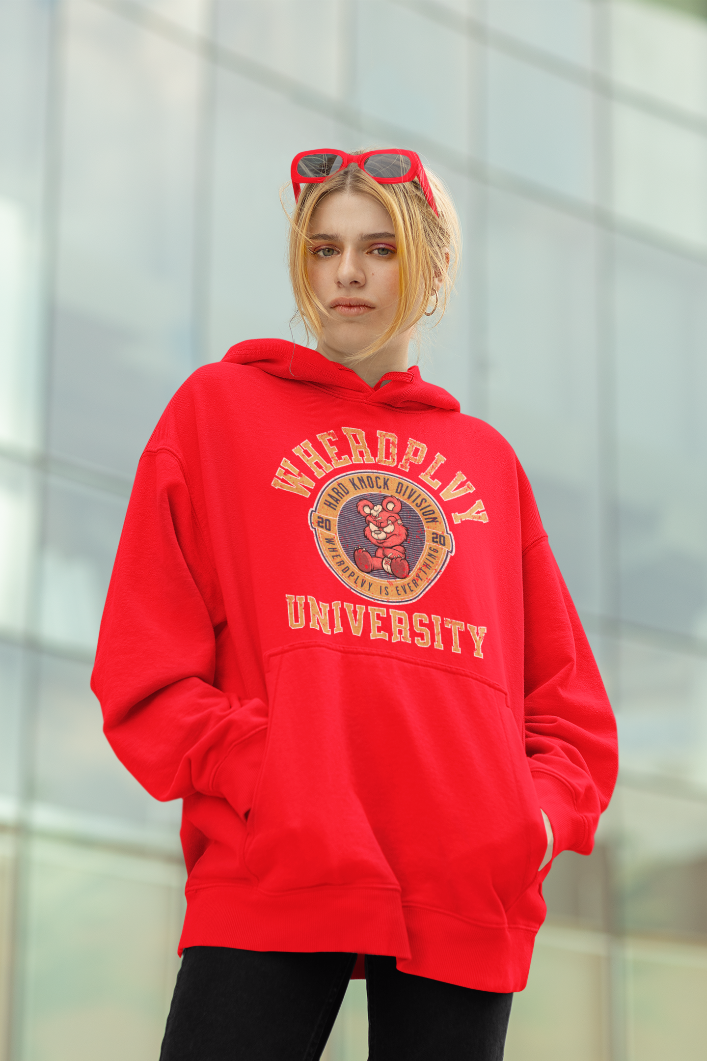 WHERDPLVY UNIVERSITY Unisex Hoodie