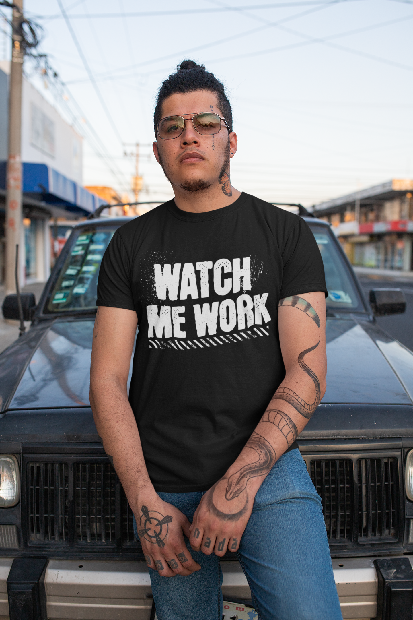 WATCH ME WORK Unisex t-shirt