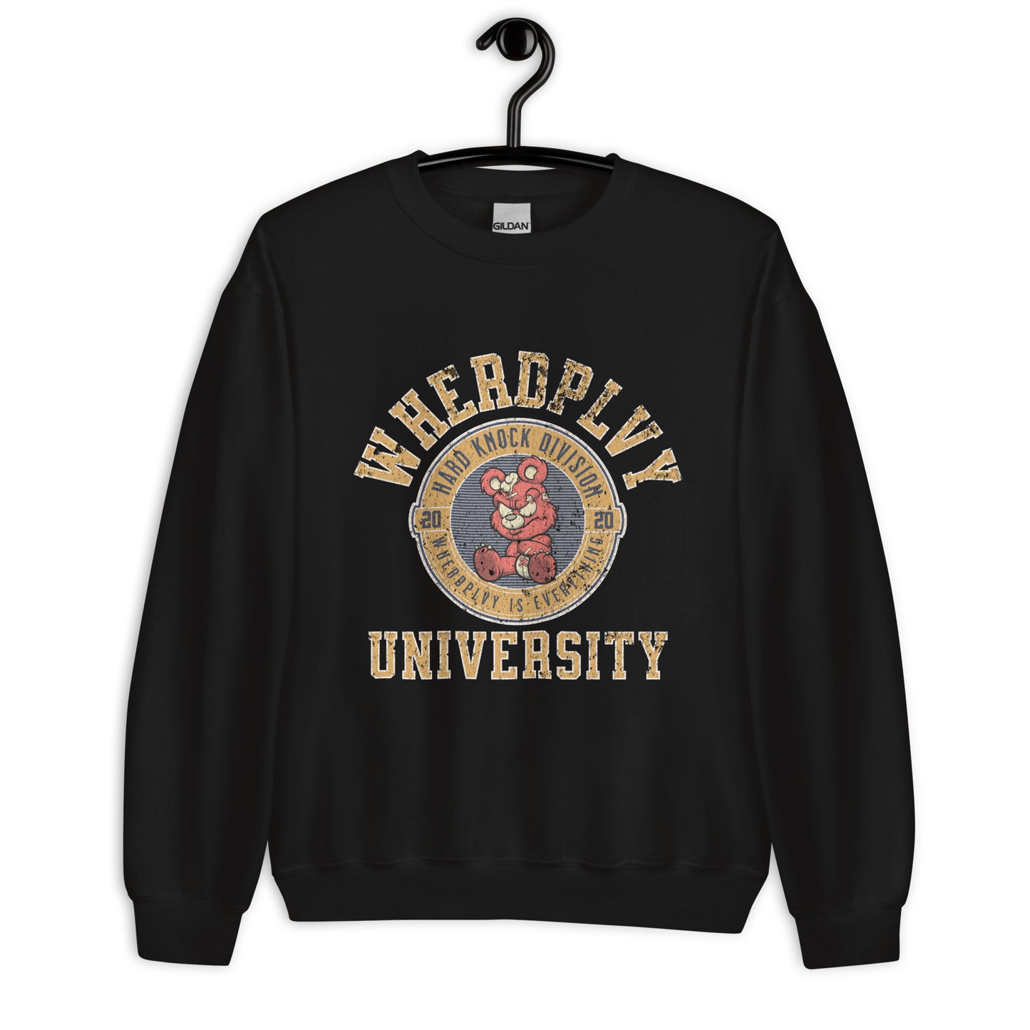 WHERDPLVY UNIVERSITY Unisex Sweatshirt