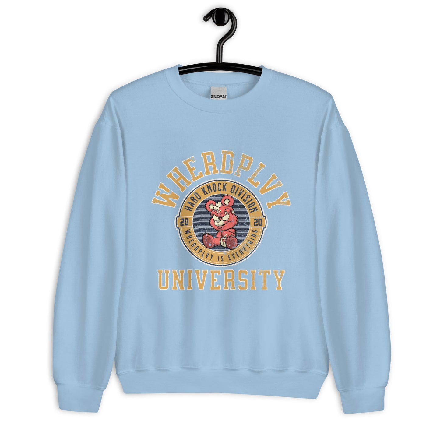 WHERDPLVY UNIVERSITY Unisex Sweatshirt