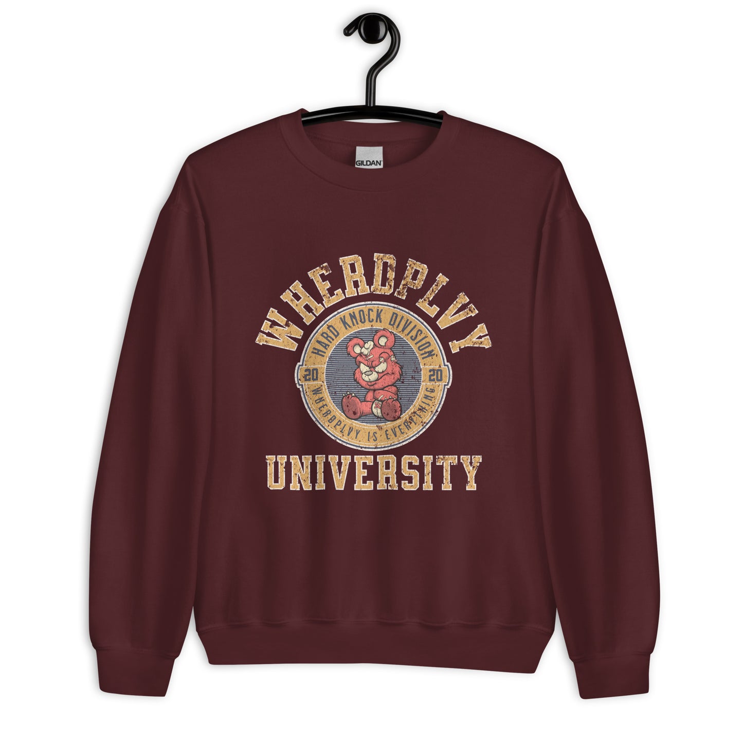 WHERDPLVY UNIVERSITY Unisex Sweatshirt