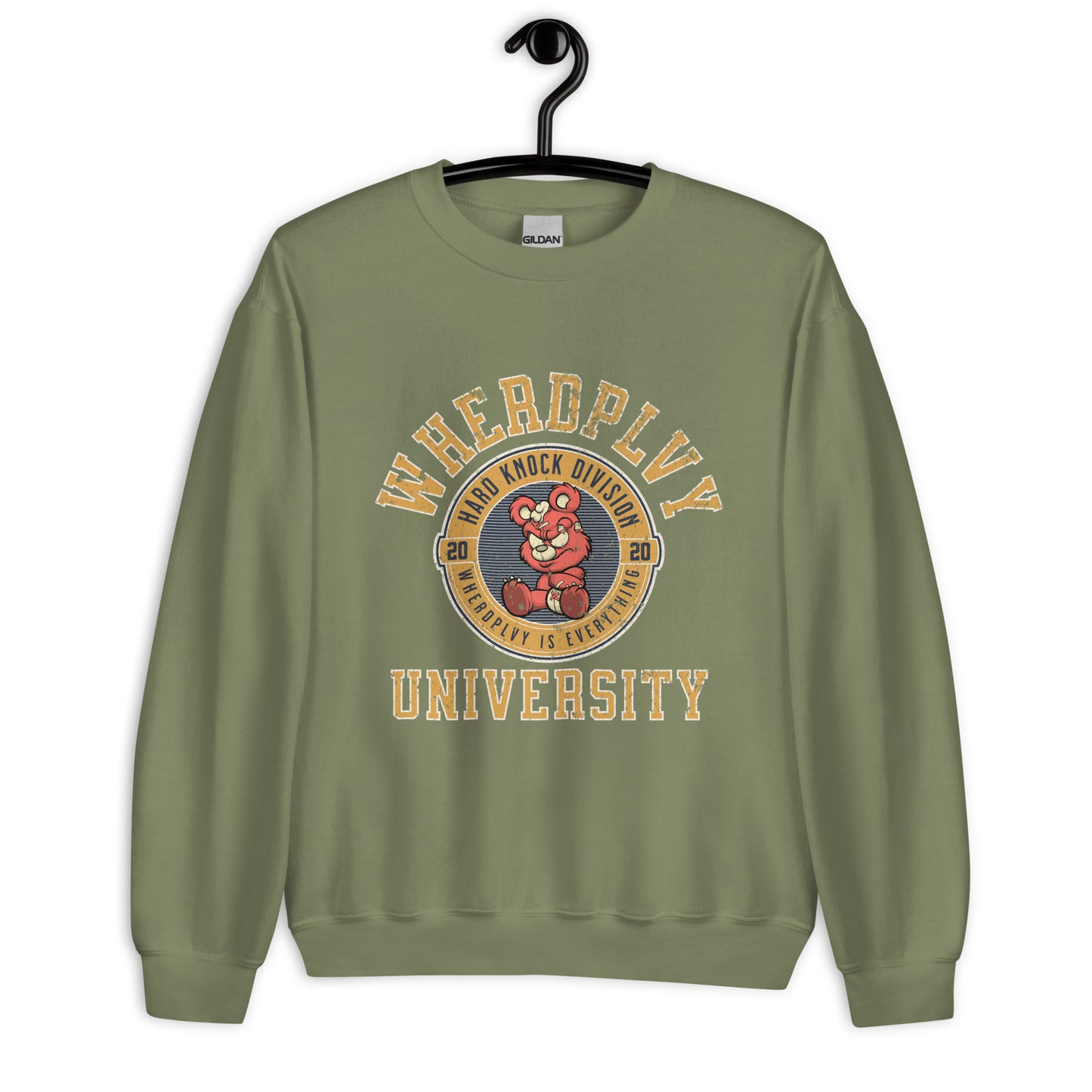 WHERDPLVY UNIVERSITY Unisex Sweatshirt