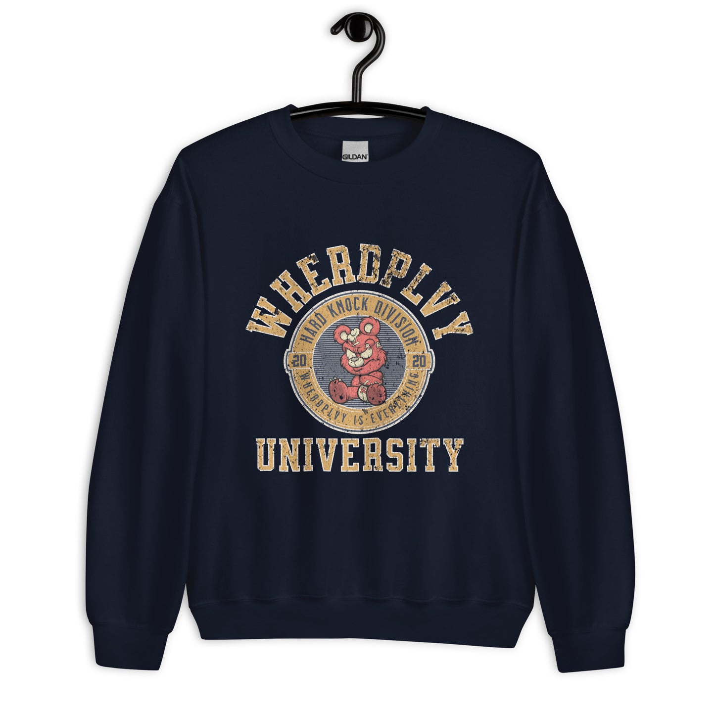 WHERDPLVY UNIVERSITY Unisex Sweatshirt