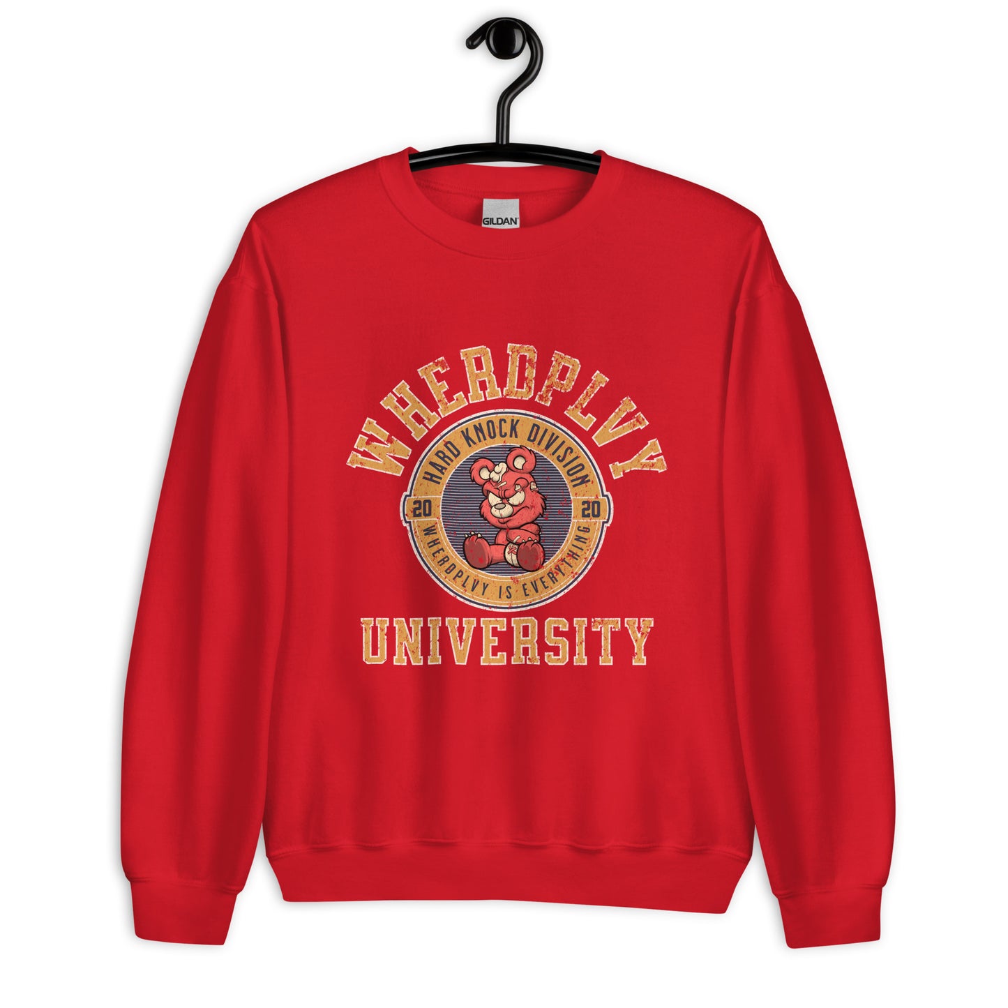 WHERDPLVY UNIVERSITY Unisex Sweatshirt