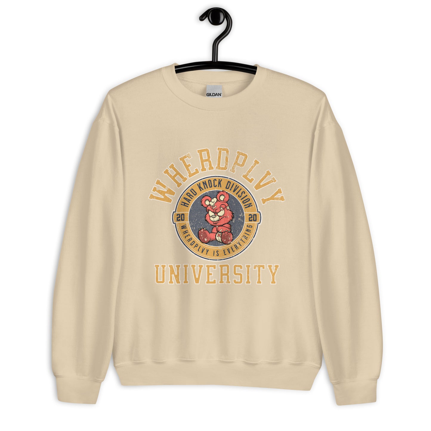 WHERDPLVY UNIVERSITY Unisex Sweatshirt