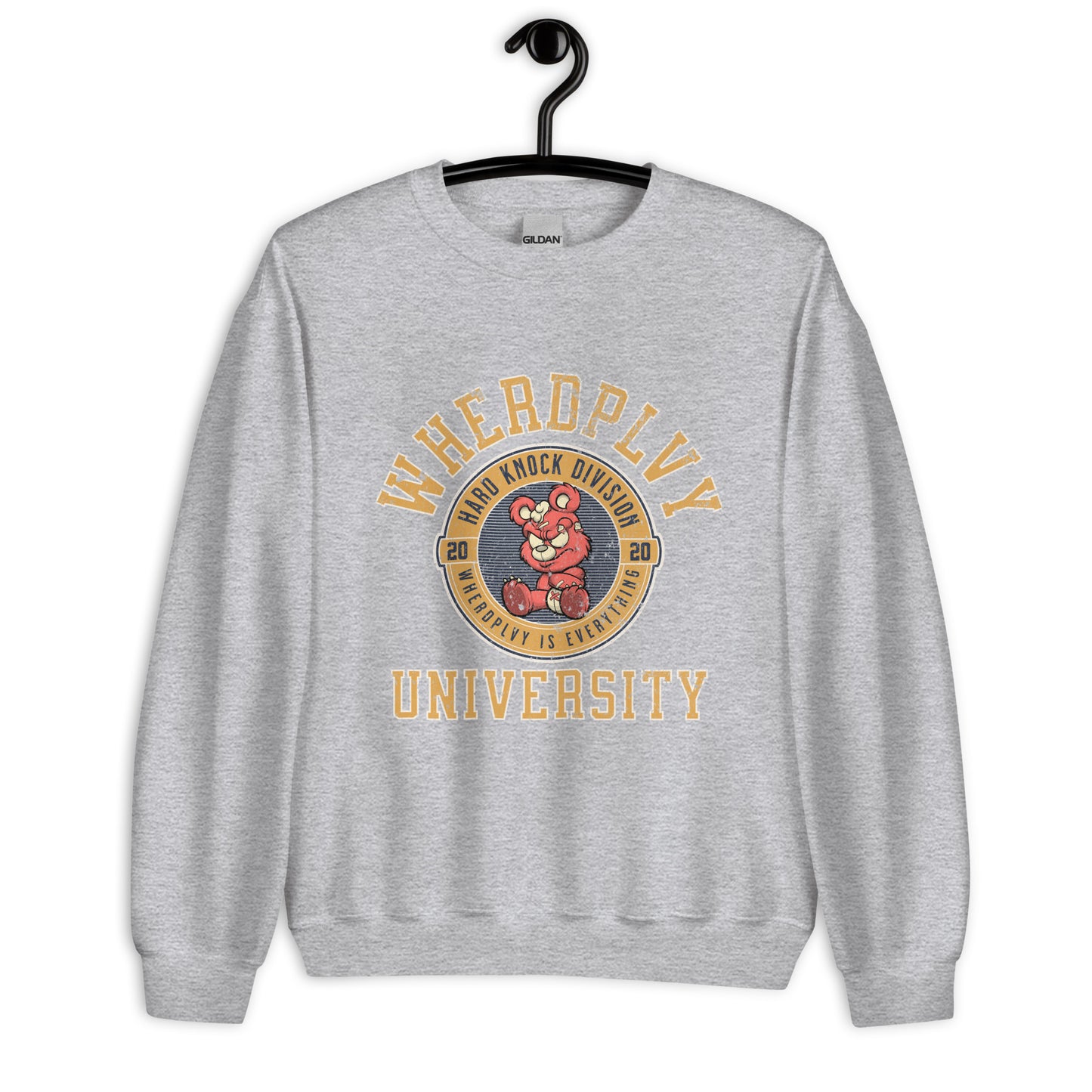 WHERDPLVY UNIVERSITY Unisex Sweatshirt