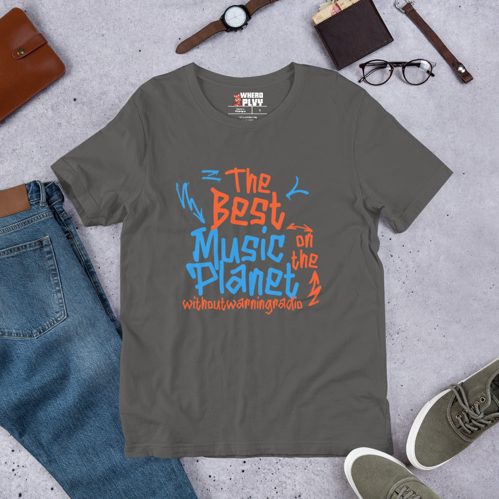 THE BEST MUSIC Unisex t-shirt