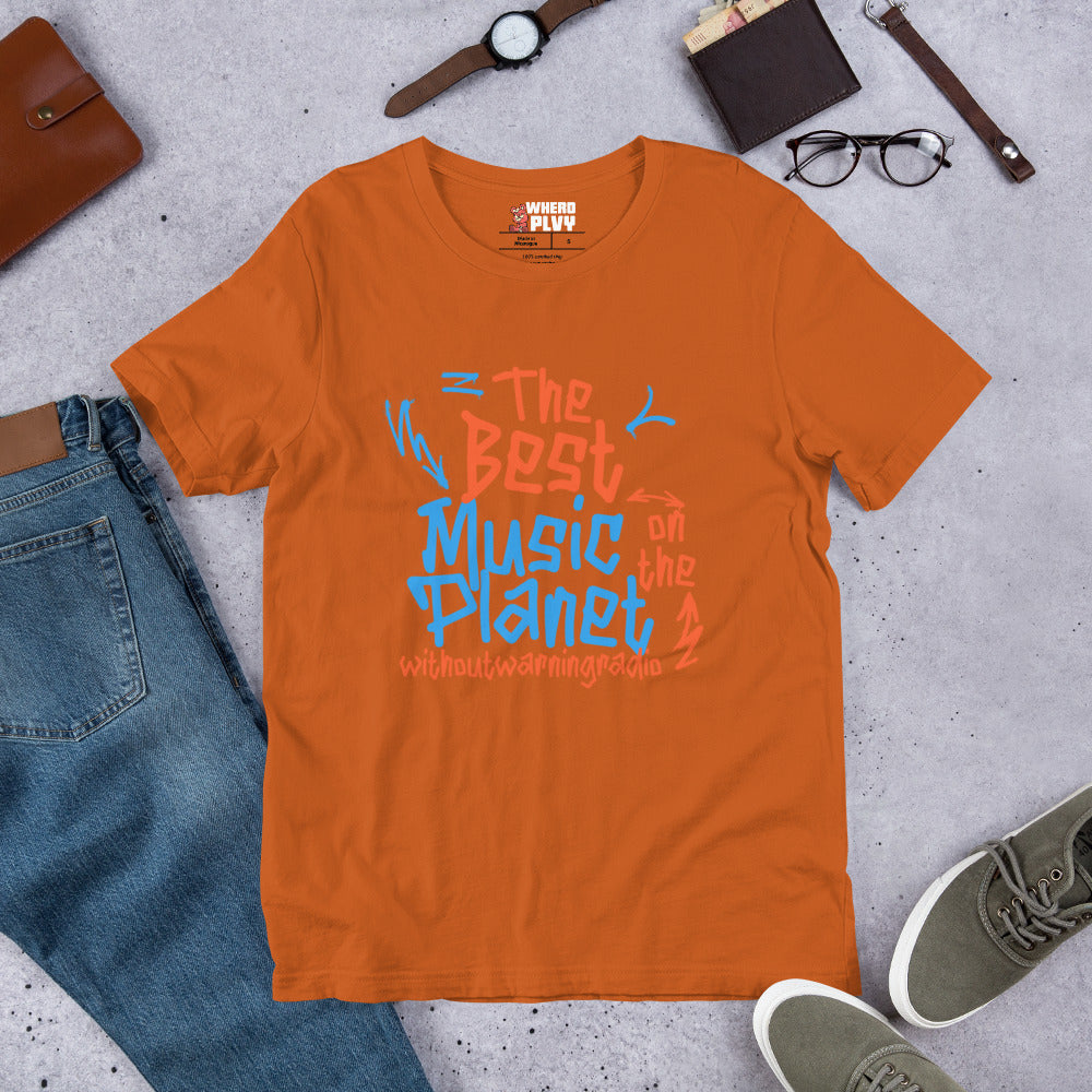 THE BEST MUSIC Unisex t-shirt