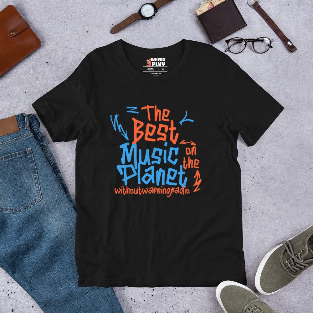 THE BEST MUSIC Unisex t-shirt