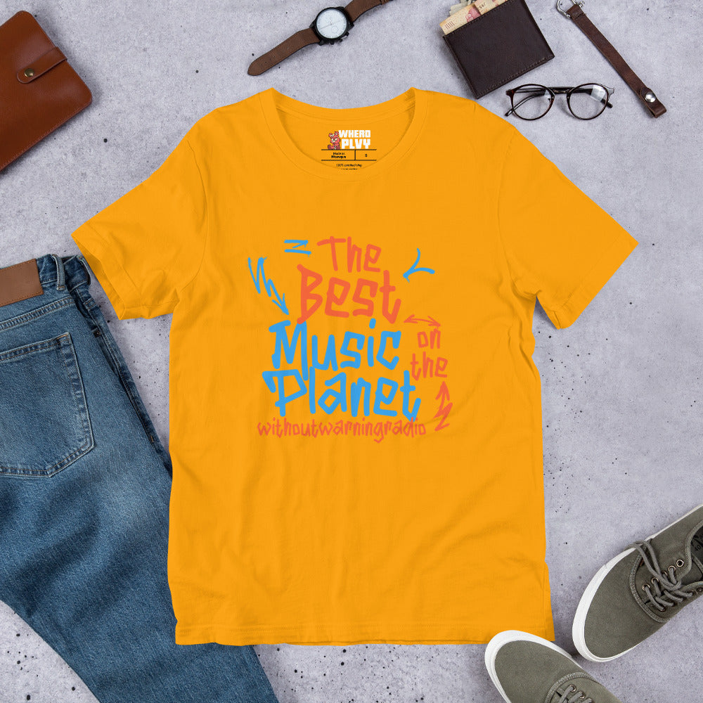 THE BEST MUSIC Unisex t-shirt