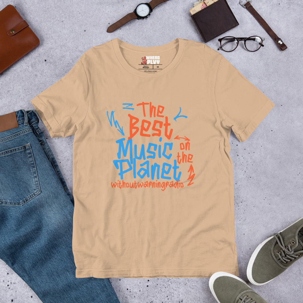 THE BEST MUSIC Unisex t-shirt