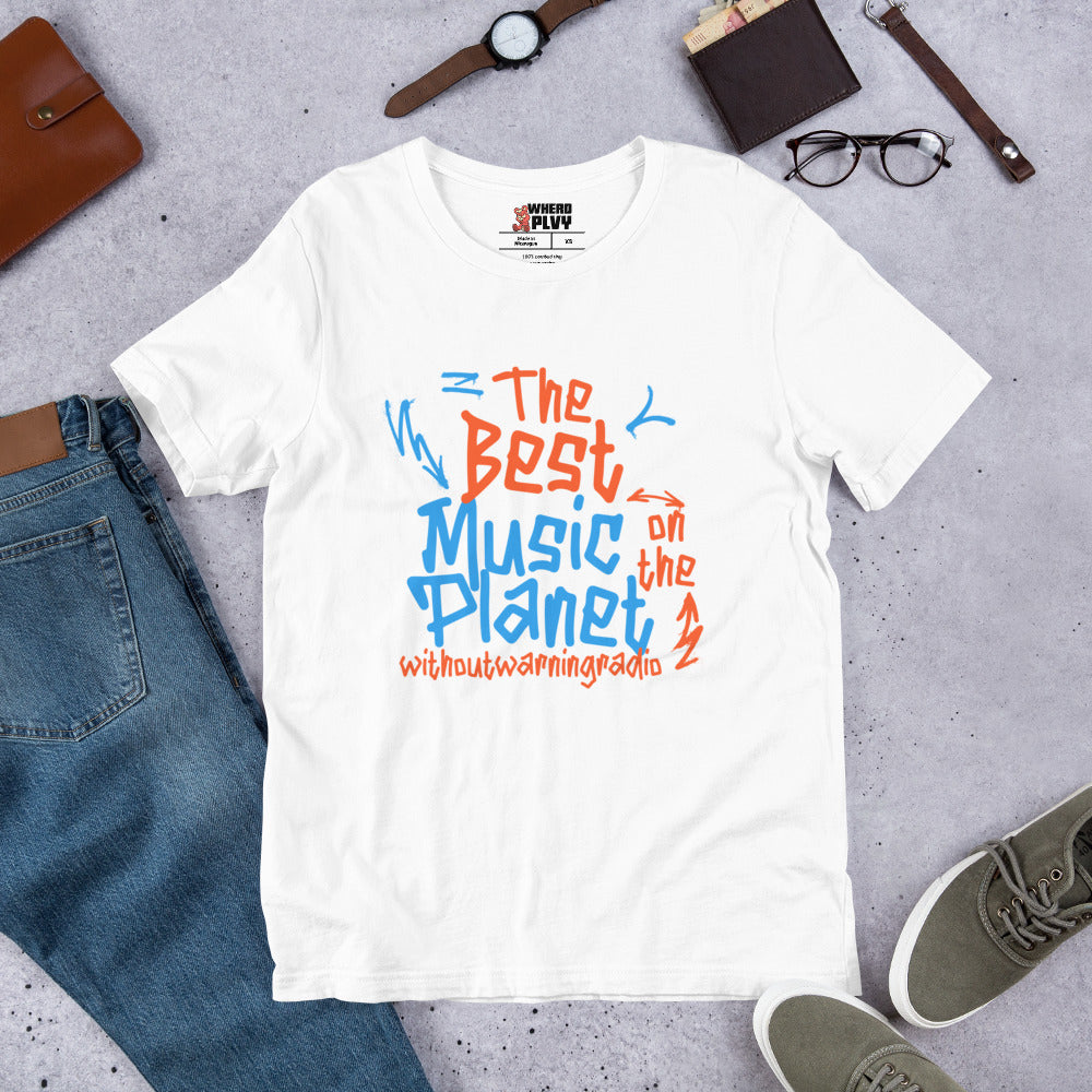 THE BEST MUSIC Unisex t-shirt