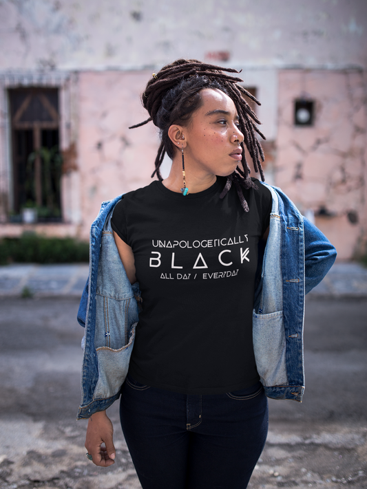 Unapologetically Black Short Sleeve Unisex T-Shirt